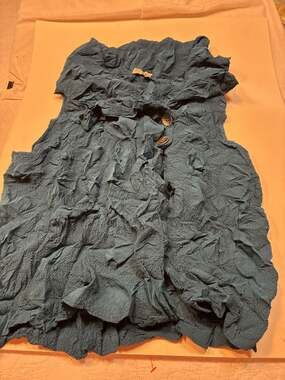 Chalet Et Ceci Sleeveless Crinkle Tunic Top